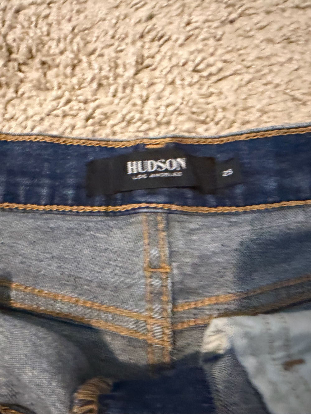 Hudson Gemma Denim Jean Shorts Size 25 Distressed Cuffed High Rise Summer - Picture 2 of 6